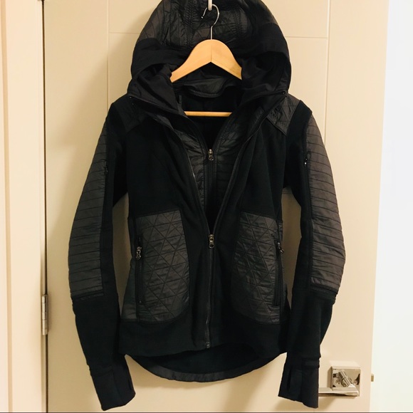 lululemon athletica Jackets & Blazers - Lululemon fleecy keen jacket - Black Size 4